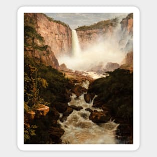 The Falls of the Tequendama near Bogota, New Granada by Frederic Edwin Church Magnet